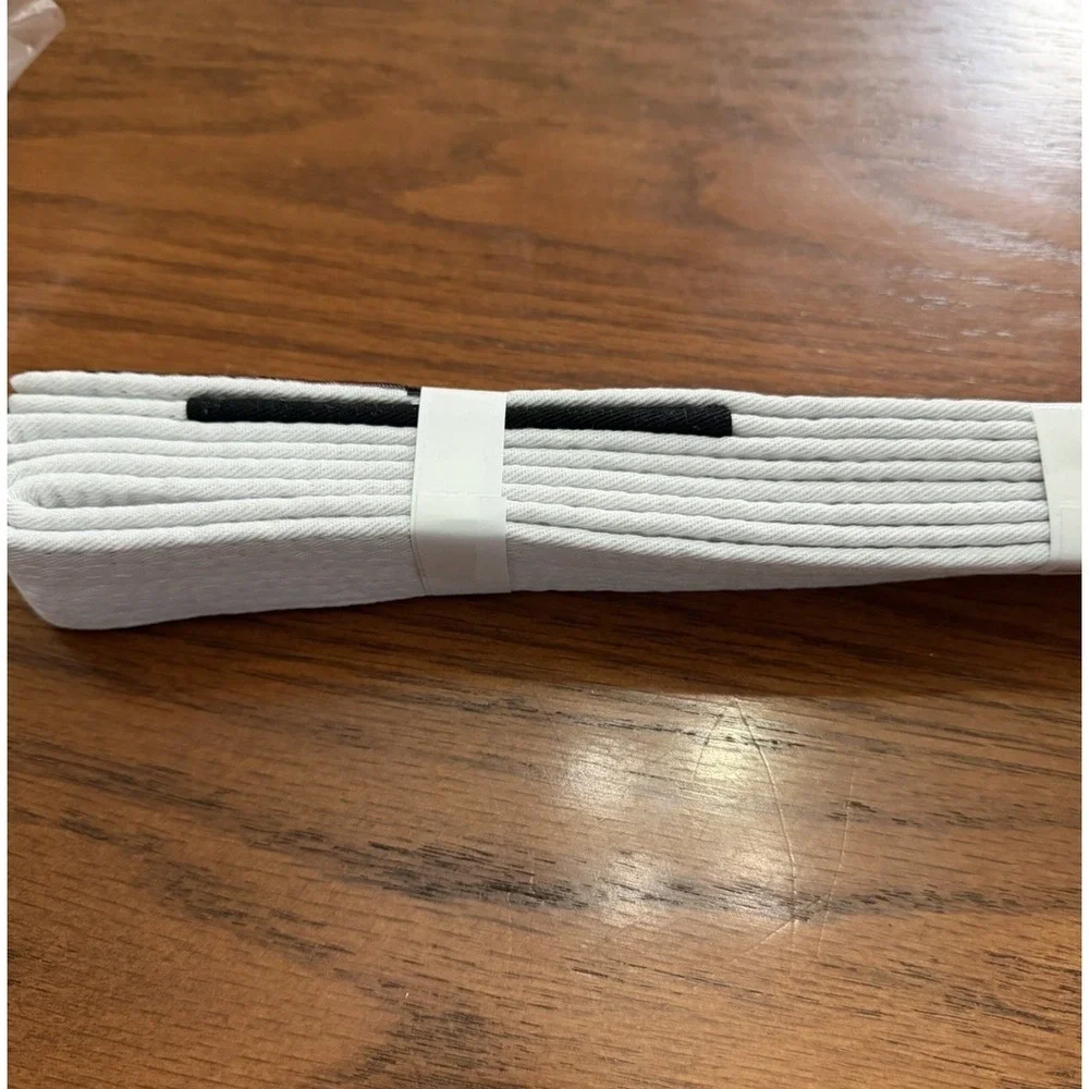 Gracie Jiu - Jitsu Official Belt White 0/130 100% Cotton Martial Arts New